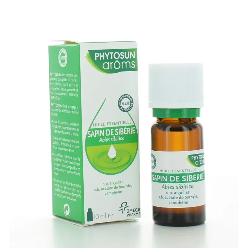 Phytosun Arôms Huile Essentielle Sapin de Sibérie 10ml - Univers Pharmacie