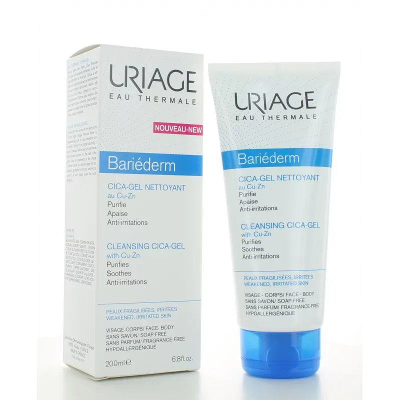 Uriage Bariéderm Cica-Gel Nettoyant 200ml