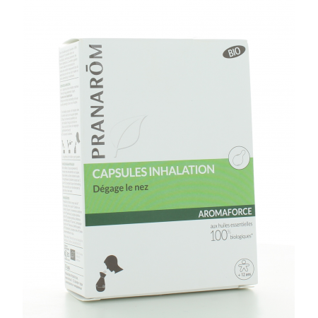 Pranarôm Capsules Inhalation Bio Aromaforce  X15