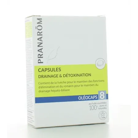 Pranarôm Oleocaps Drainage & Détoxination 30 capsules