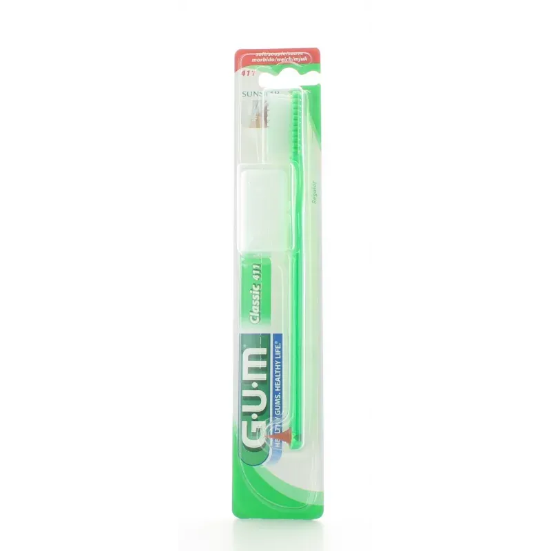 Brosse à Dents Souple GUM Classic Regular 411 Sunstar