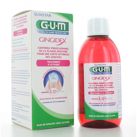 Gingidex Traitement d'attaque GUM Sunstar 300 ml