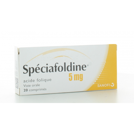 Spéciafoldine 5mg 20 comprimés