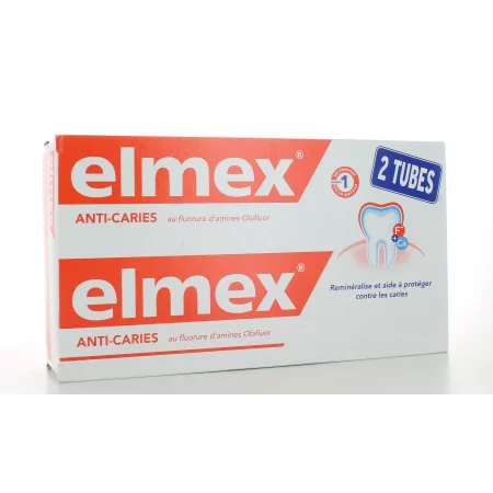 Elmex Dentifrice Anti-Caries 2X125 ml