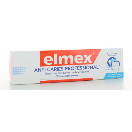 Elmex Anti-Caries Professional Dentifrice 75ml - Univers Pharmacie