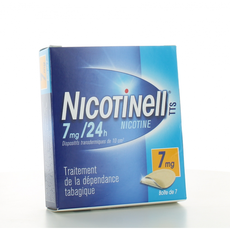 Nicotinell 7mg/24h 7 patchs transdermiques - Univers Pharmacie