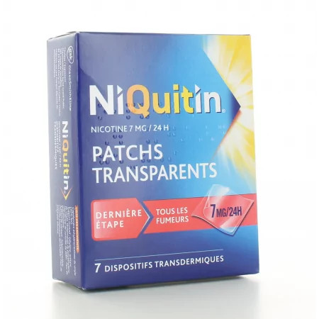 Niquitin 7mg/24h 7 patchs transdermiques - Univers Pharmacie