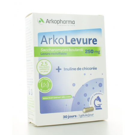 Arkopharma ArkoLevure 250 mg 30 gélules