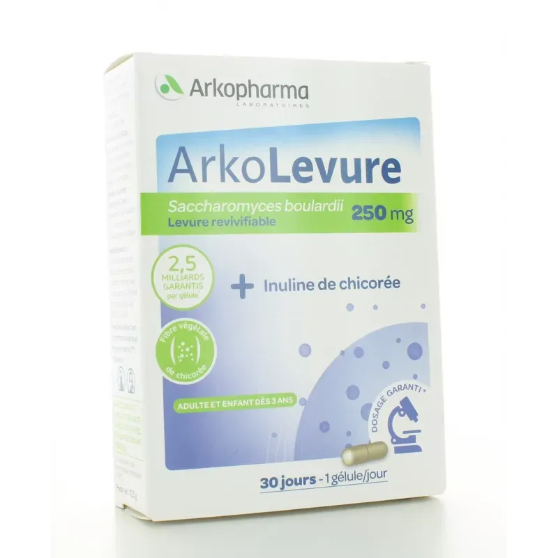 Arkopharma ArkoLevure 250 mg 30 gélules