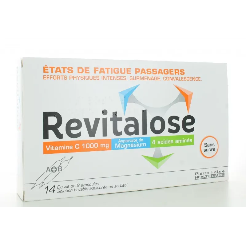 Revitalose 14X2 ampoules  - Univers Pharmacie