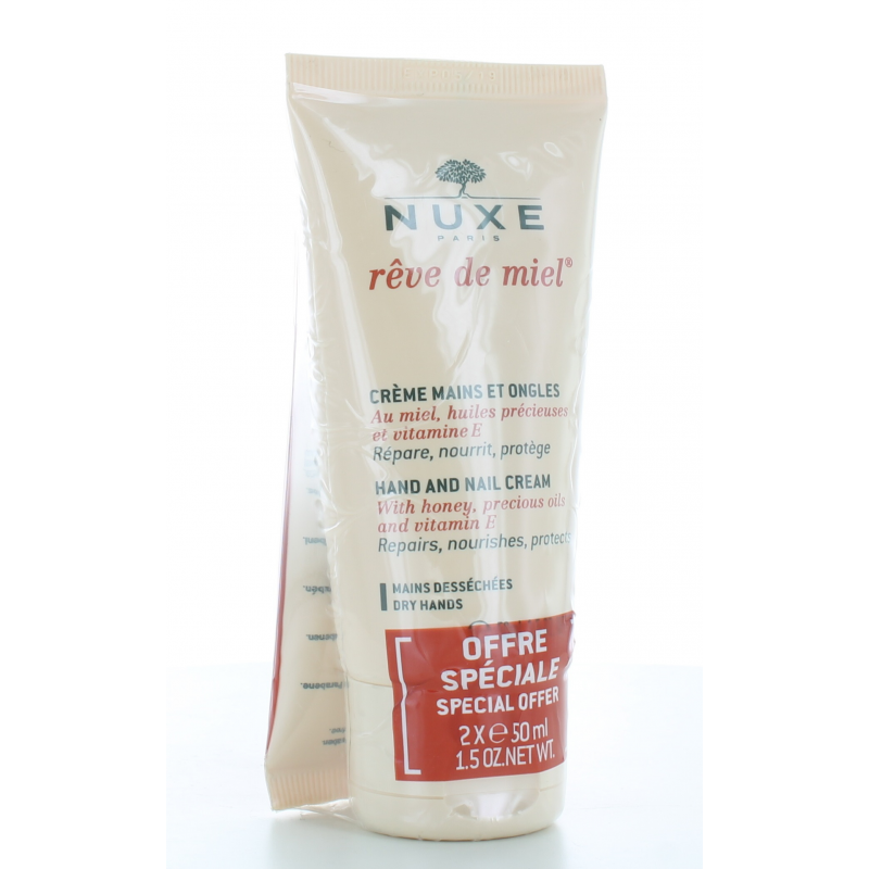 Nuxe Rêve de Miel Crème Mains et Ongles 2X50 ml