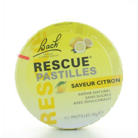 Rescue Pastilles Citron Fleurs de Bach 50 g