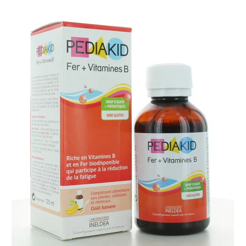 Pediakid Fer + Vitamines B 125 ml