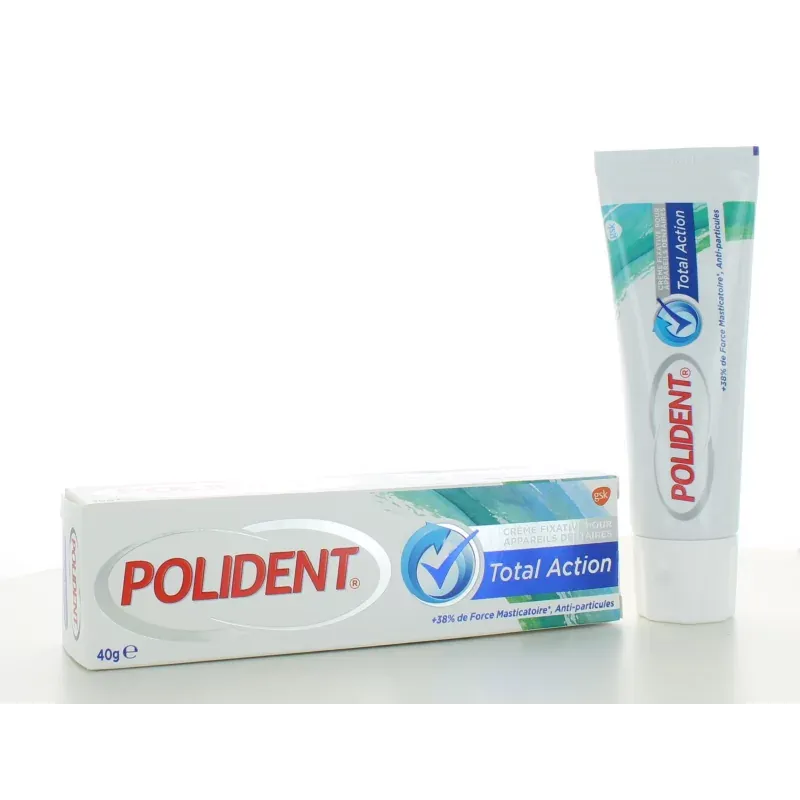 Polident Total Action Crème Fixative 40 g
