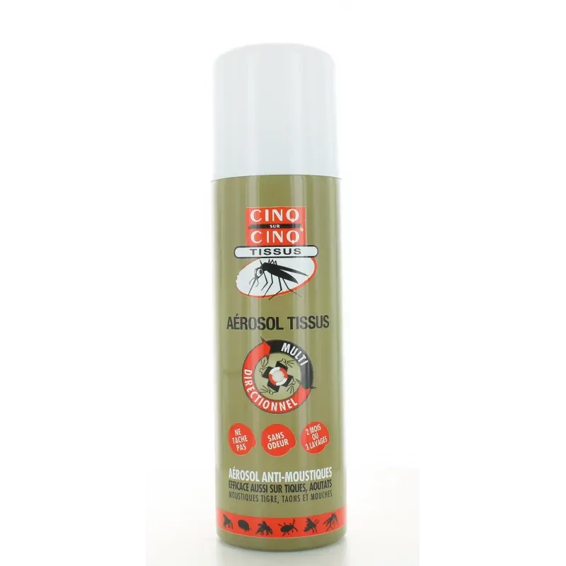Aérosol Anti-moustiques Tissus Cinq sur Cinq 150 ml