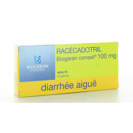 Racécadotril 100 mg Biogaran 10 gélules