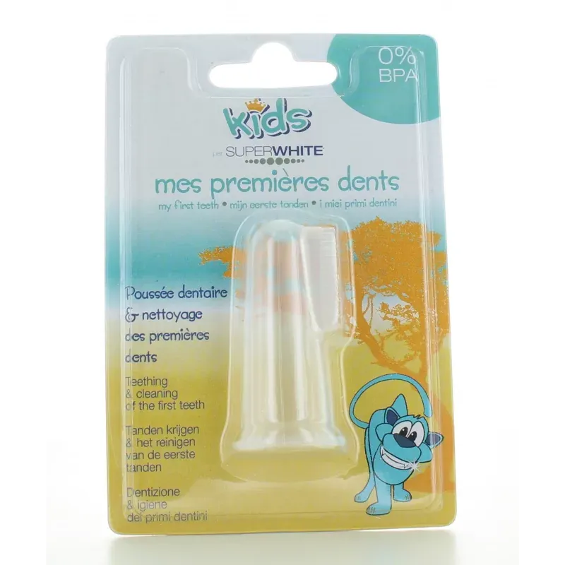 Brossette Mes Permières Dents SuperWhite Kids - Univers Pharmacie
