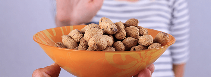 bol de cachuètes