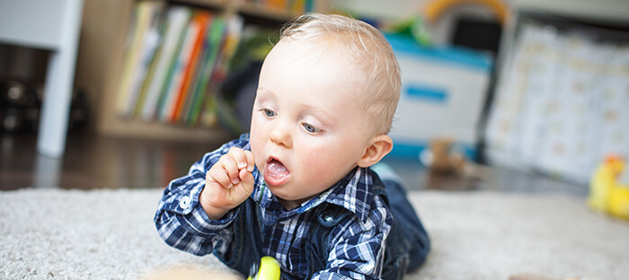 bébé qui tousse