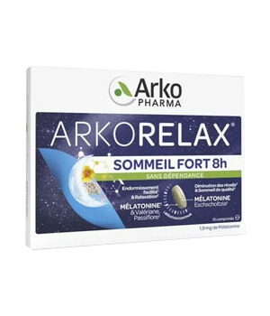 Arkopharma Arkorelax Sommeil Fort 8H boite de 15 comprimés