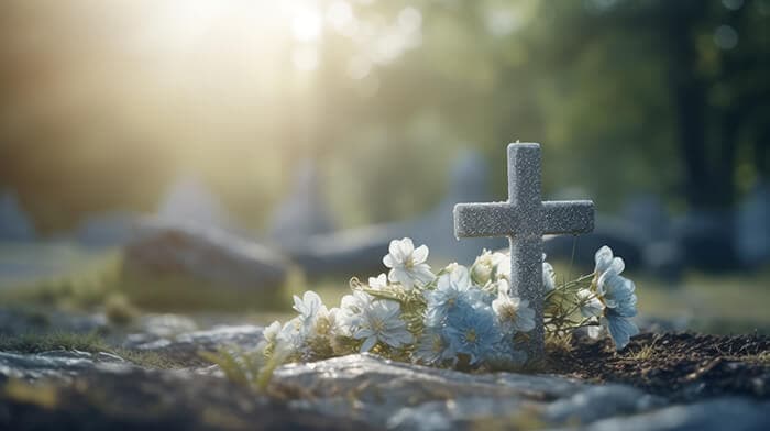 croix dans un cimetière