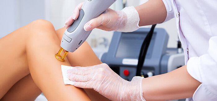 épilation des jambes au laser