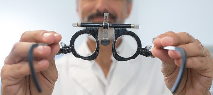 lunettes de test ophtalmologique