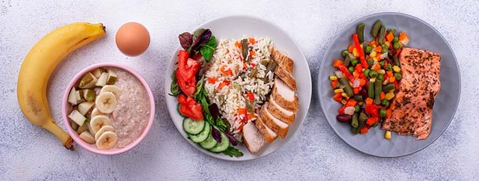 3 plats équilibrés pour une journée