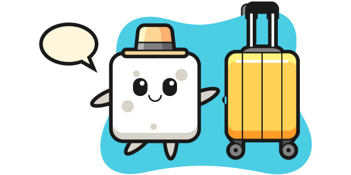 illustration d'un petit pense -bête avec une valise