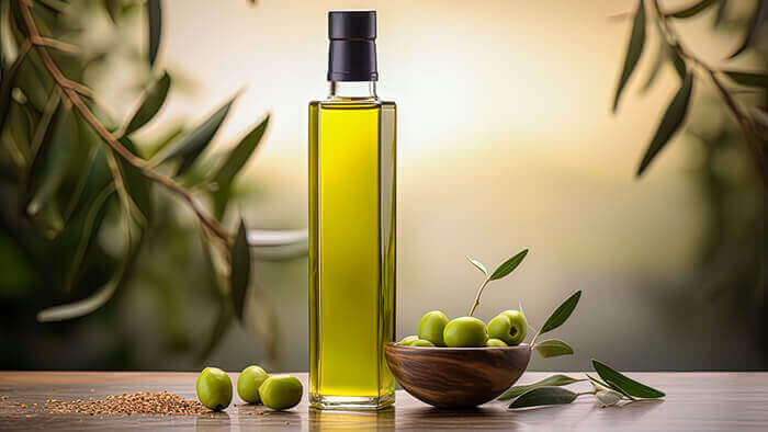 bouteille d'huile d'olive