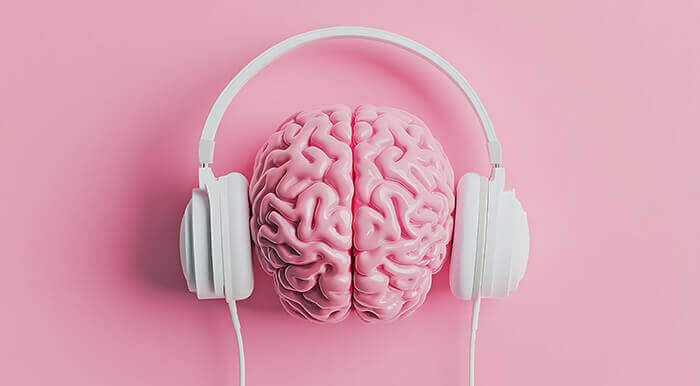 illustration des effets de la musique sur le cerveau