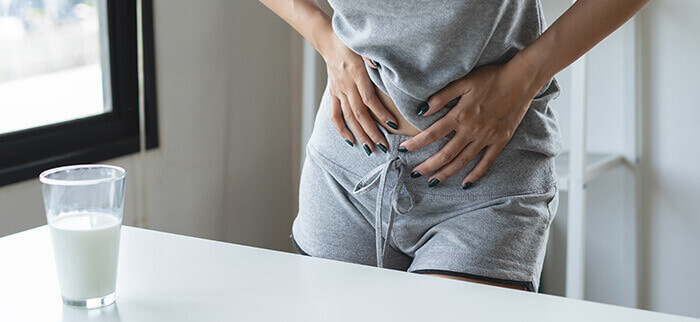 personne intolérante au lait