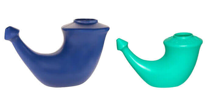 Rhino Horn Bleu taille adulte et Rhino Horn Vert taille enfant