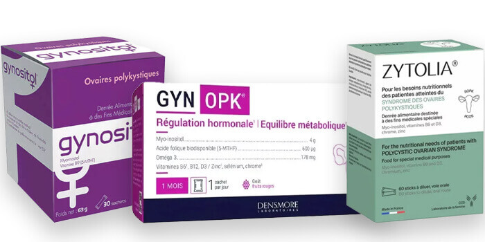 3 boites de compléments alimentaires en cas de SOPK