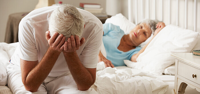 homme souffrant de troubles de l'erection