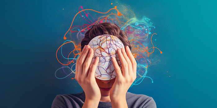 représentation d'un esprit confus représentant un TDAH chez l'adulte