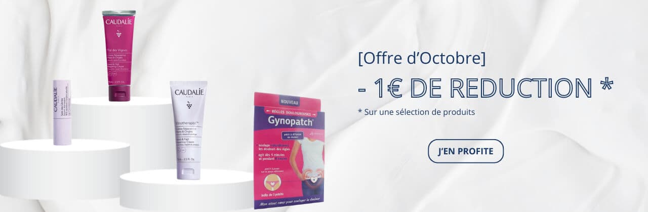 Bannière de promotion 1€ octobre