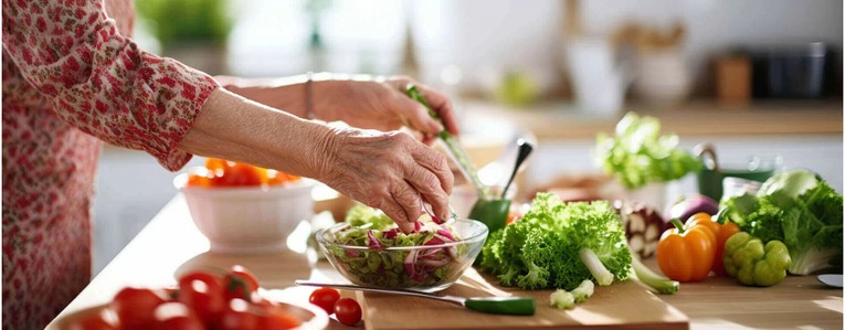 L’aide au repas des personnes âgées