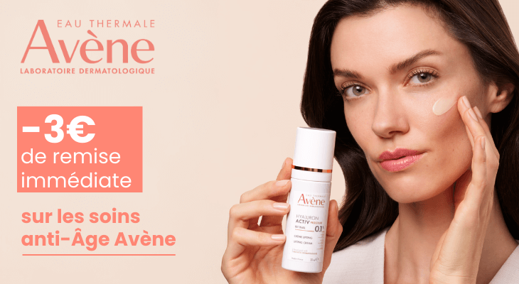 3€ de remise sur une sélection de soins anti-âge Avène