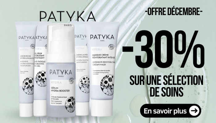 Gamme de soins Patyka Hydra