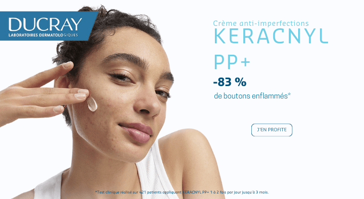 Testez vite l'efficacité de la crème Ducray Keracnyl PP+ Anti-Imperfections