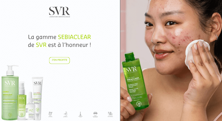 Découvrez la gamme SVR Sebiaclear
